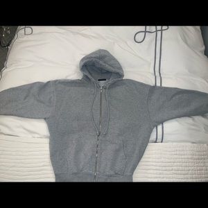 ⭐️Grey over-sized brandy hoodie! Slightly used. Cute, goes with everything!⭐️